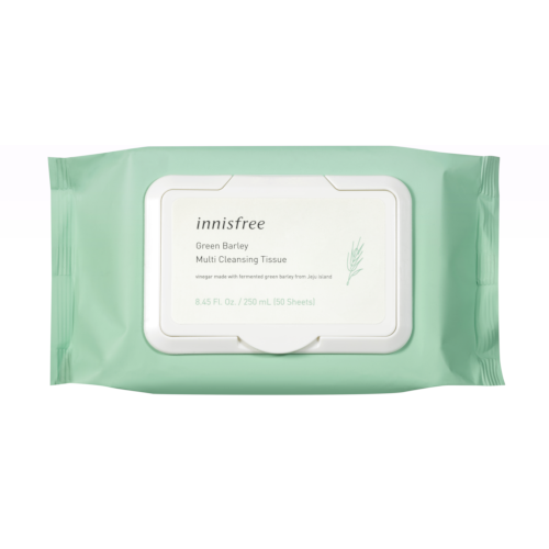innisfree Green Barley Cleansing Tissue 50 Sheets