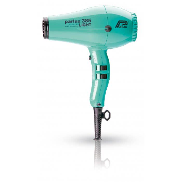 Parlux Power Light 385 Ionic & Ceramic Hairdryer - Aquamarine