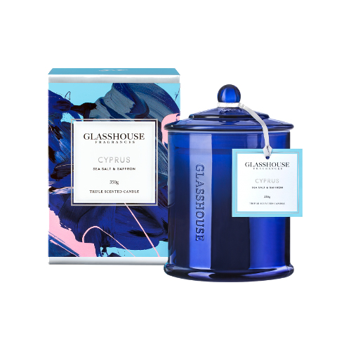 Glasshouse Cyprus Candle 350g AU Adore Beauty
