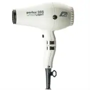 Parlux Power Light 385 Ionic & Ceramic Hairdryer - White by Parlux