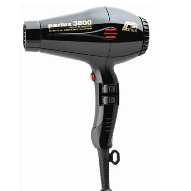 Parlux 3800 Ceramic And Ionic Hairdryer - Black