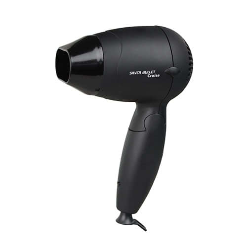 Silver Bullet Cruise Travel Dryer 1200W Black AU Adore Beauty