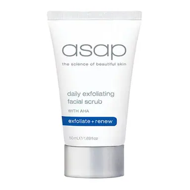 asap daily exfoliating facial scrub 50ml
