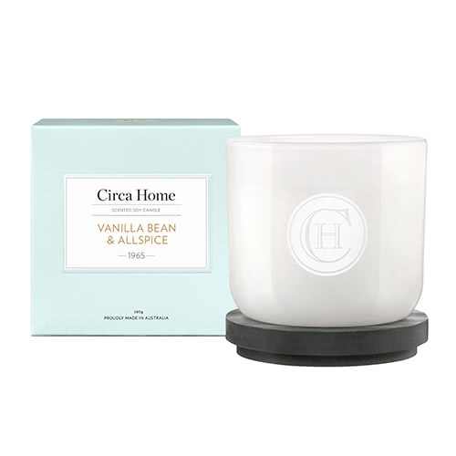 Circa Home Vanilla Bean & Allspice Classic Candle 260g AU Adore Beauty