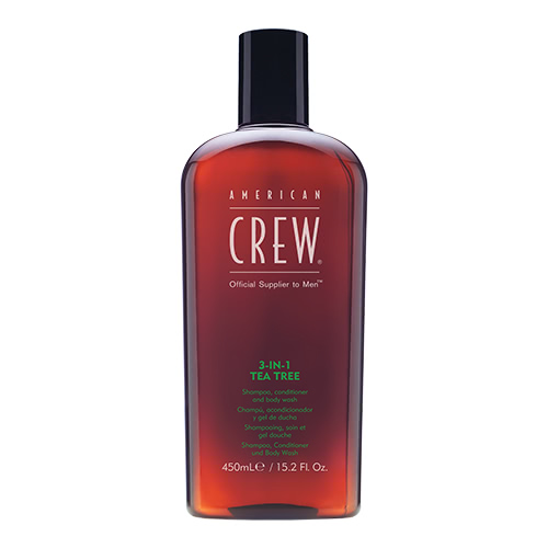 American Crew Tea Tree 3 in 1 Shampoo, Conditioner & Body Wash