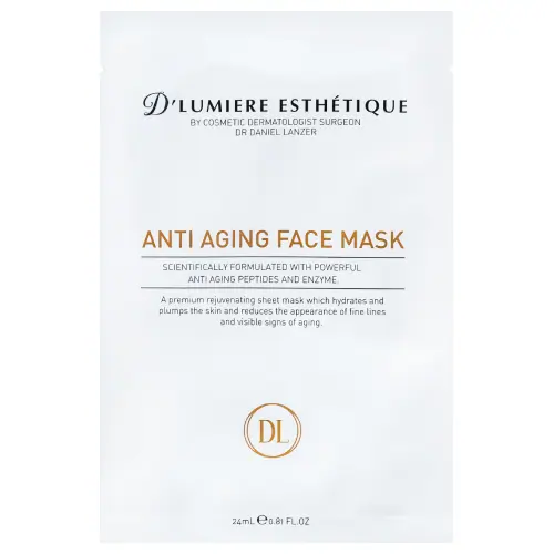 D'Lumiere Esthetique Anti Ageing Face Mask - 4 Pack