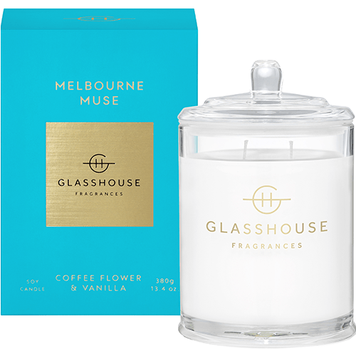 Glasshouse MELBOURNE MUSE Candle 380g AU Adore Beauty