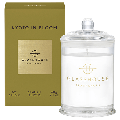 Glass house sales candle