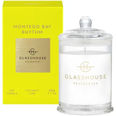 Glasshouse Fragrances MONTEGO BAY RHYTHM 60g Soy Candle