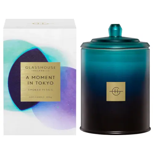 Glasshouse Fragrances A Moment in Tokyo 380g Triple Scented Soy Wax Candle