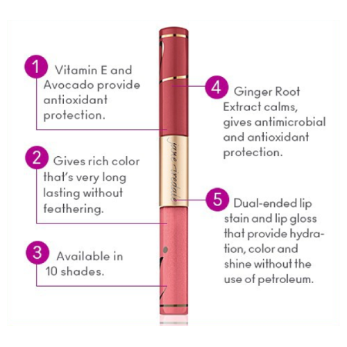 Jane Iredale Lip Fixation Lip Stain + Gloss AU Adore Beauty
