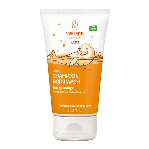 Weleda Kids 2in1 Shampoo & Body Wash - Happy Orange