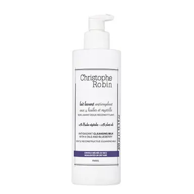 Christophe Robin Antioxidant Cleansing Milk with 4 Oils and Blueberry 400ml