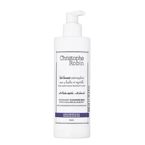 Christophe Robin Antioxidant Cleansing Milk with 4 Oils and Blueberry 400ml