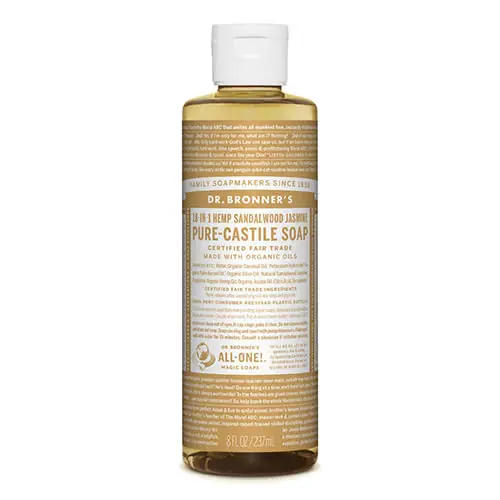 Dr. Bronner's Castile Liquid Soap - Sandalwood & Jasmine 237mL