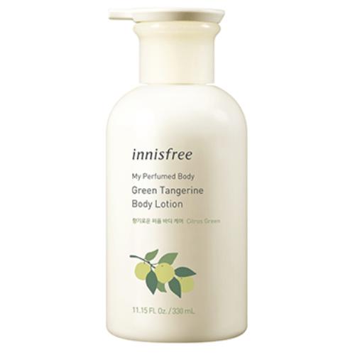 innisfree My Perfumed Body Lotion Green Tangerine 330ml AU Adore Beauty