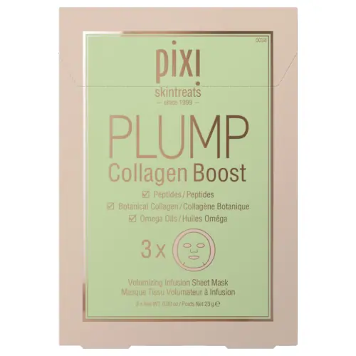 Pixi PLUMP Collagen Boost Sheet Mask 3 pack