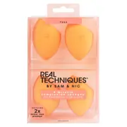 Real Techniques 4pk Miracle Complexion Sponge  by Real Techniques