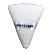 Kryolan Powder Puff - Triangular White by Kryolan Professional Makeup