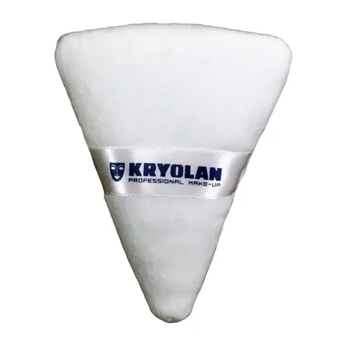 Kryolan Powder Puff - Triangular White
