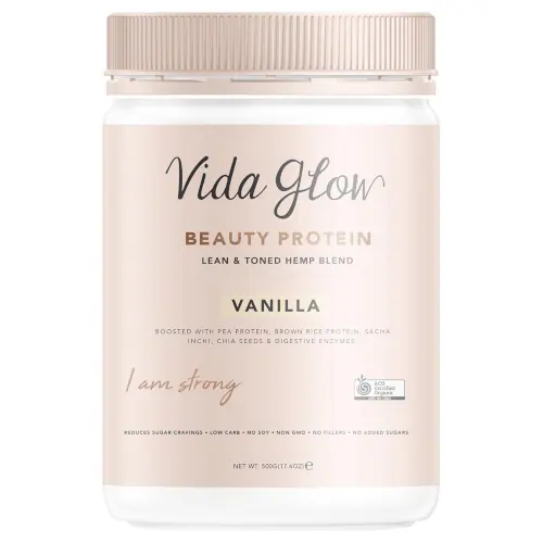 Vida Glow Beauty Protein Vanilla 500g