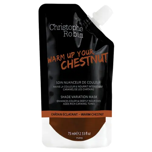 Christophe Robin Shade Variation Mask Pocket  - Warm Chestnut