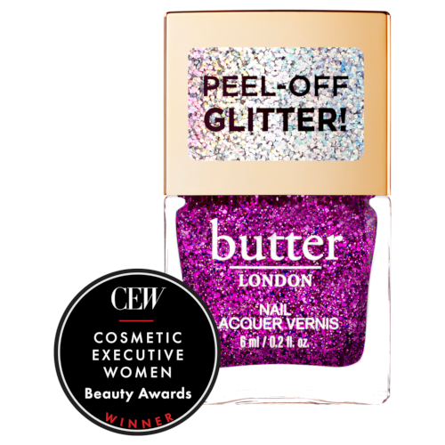 Butter London Glazen Peel Off Glitter Lacquer- Cosmo