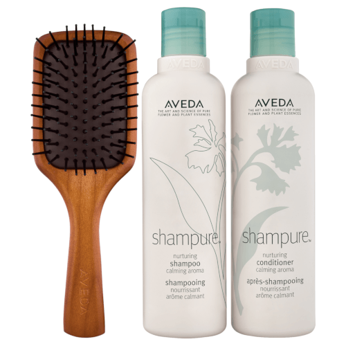 Aveda Shampure Set With Mini Paddle Brush