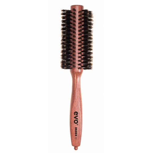 evo bruce 22 natural boar bristle radial brush by evo