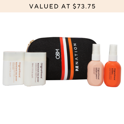 O&M x PE Nation Cosmetic Case pack