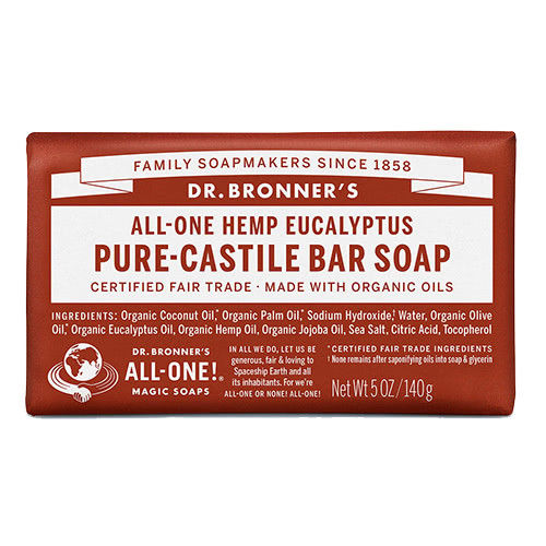Dr. Bronner Castile Bar Soap - Eucalyptus