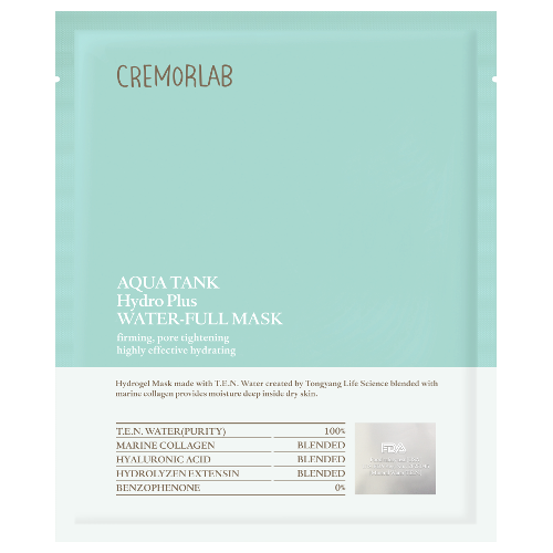 Cremorlab Aqua Tank Water-Full Mask - 5 Sheet Masks