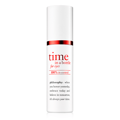 philosophy time in a bottle for eyes