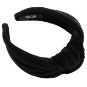 Reliquia Knot Turban Headband Black