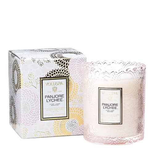 Voluspa Panjore Lychee Scalloped Candle