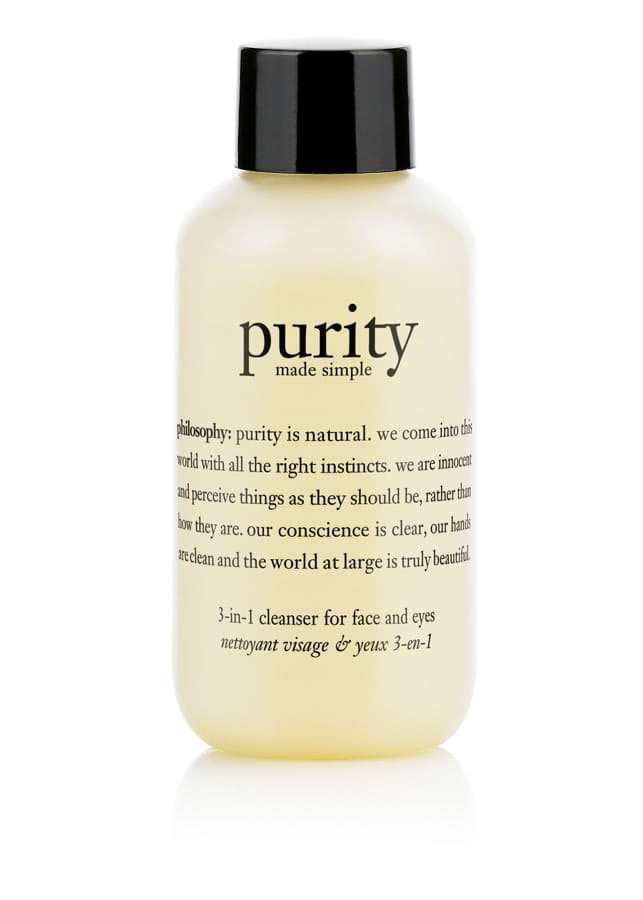 ผลการค้นหารูปภาพสำหรับ Philosophy Purity Made Simple 3-in-1 Cleanser For Face and Eyes