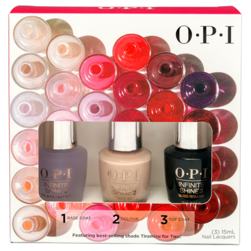 Opi Infinite Shine Beauty Of Neutrals Gift Set Tiramisu For Two 3x15ml Free Post