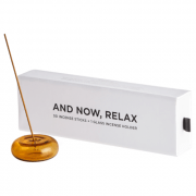 Maison Balzac And Now Relax Incense Set - Amber Pebble with Soleil Incense