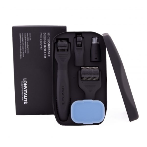 Lonvitalite Microneedle Derma Roller Face & Body Kit