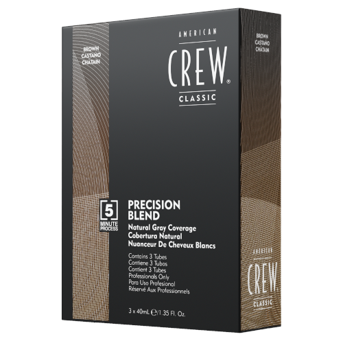 American Crew Precision Blend Medium Natural (4-5) 3x40mL