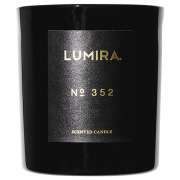 Lumira Glass Candle - No352 Leather & Cedar Large