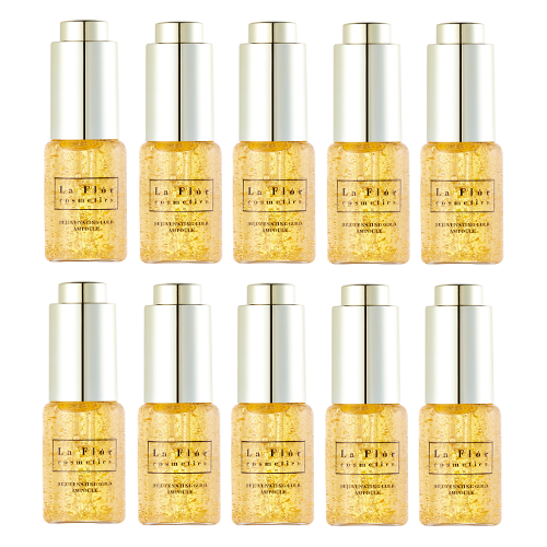 La Flor Rejuvenating Gold Ampoule - set of 10