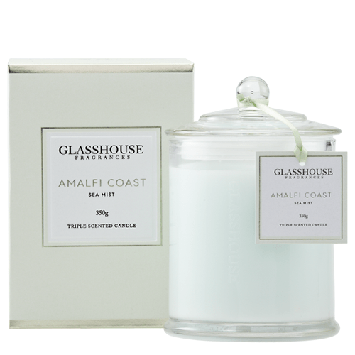 Glasshouse Amalfi Coast Candle - Sea Mist 350g