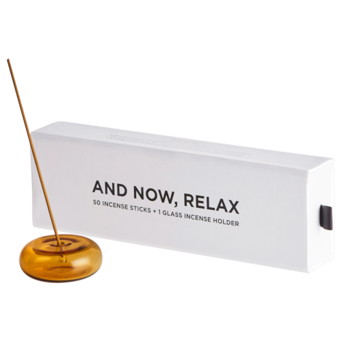 Maison Balzac And Now Relax Incense Set - Amber Pebble with Soleil Incense by Maison Balzac