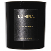 Lumira Glass Candle - Persian Rose Large