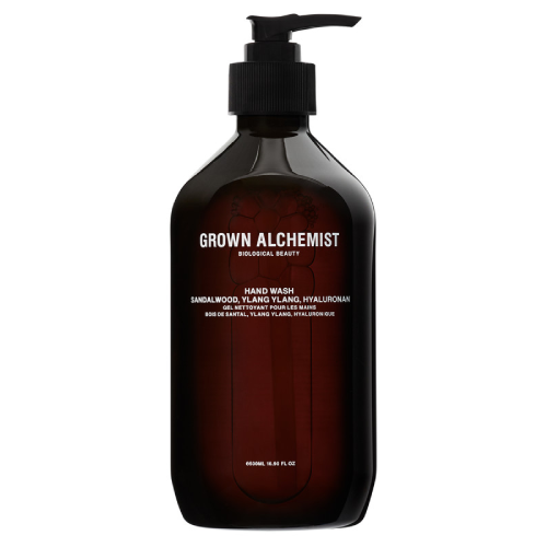 Grown Alchemist Hand Wash: Sandalwood, Ylang Ylang, Hyaluronan 500ml by Grown Alchemist