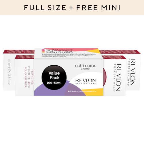 Revlon Professional Nutri Color Duo 100ml & 50ml - 500 Purple Red