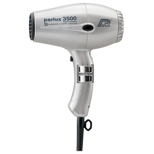 Parlux Supercompact Ionic & Ceramic 3500 Hairdryer - Silver