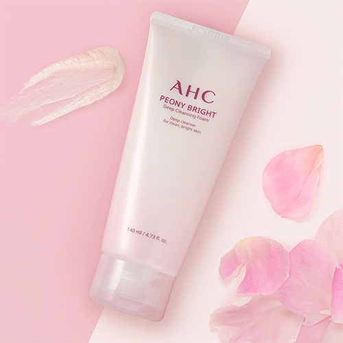 ahc peony bright deep cleansing foam