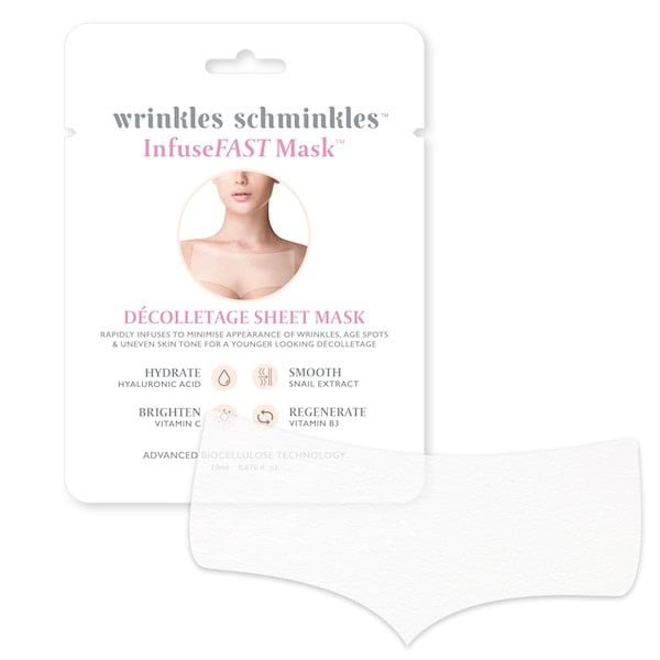 Wrinkles Schminkles InfuseFAST Decolletage Sheet Mask